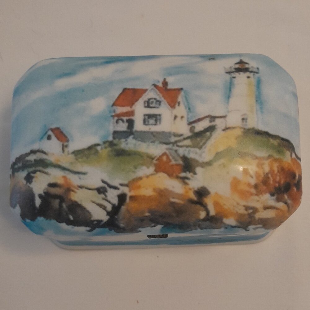 Lighthouse Trinket Box By Nancy Ziesake